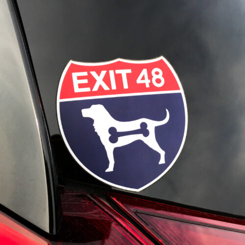 Exit 48 Sticker Set (2 Large, 4 Small)